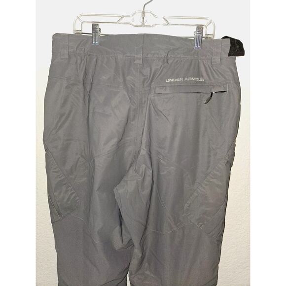 Under Armour Men's Sz L Black Insulated Ski Snow Board Mountain Waterproof Pant - Picture 4 of 12